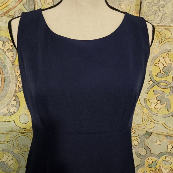 Kasper Navy dress with blazer. Dress size 8 and blazer size 10 - Picture 4 of 16
